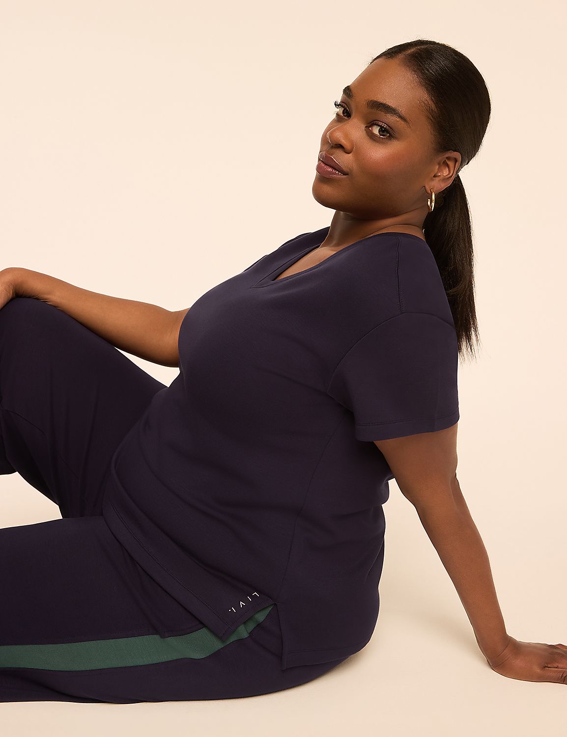LIVI Journey V-Neck Top Product Image 3