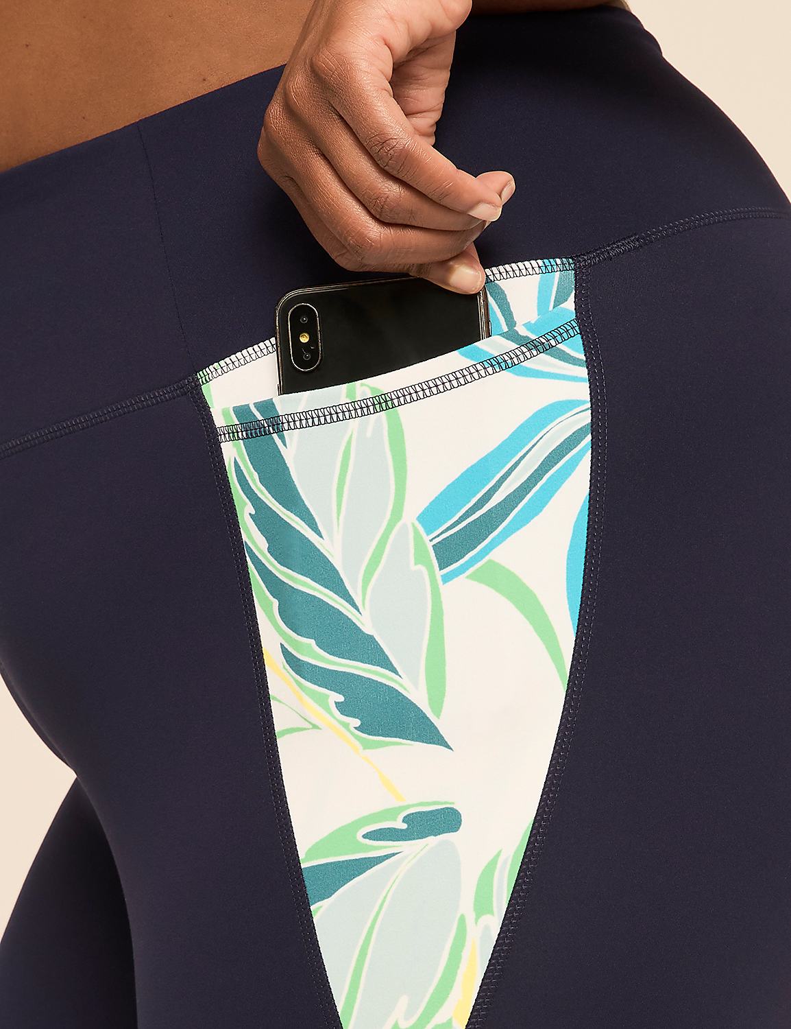 LIVI Soft Colorblock 21" Capri Legging Product Image 4