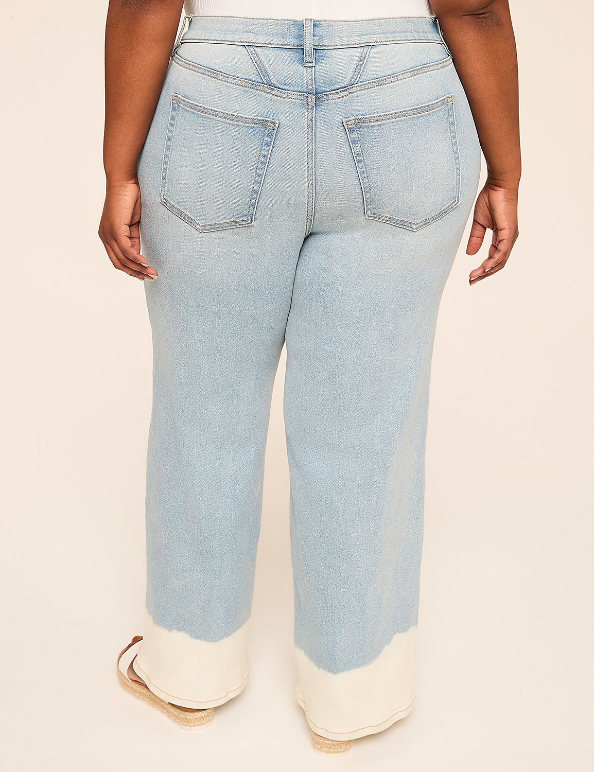 Dip-Dye Wide Leg Jean Product Image 2