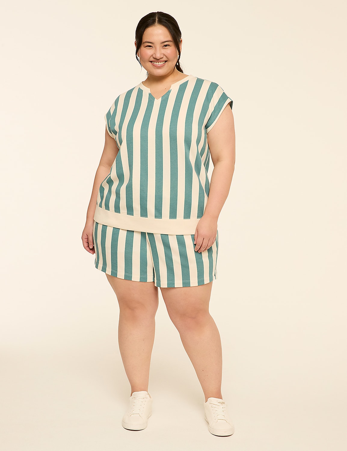 LIVI French Terry Striped Short Product Image 3
