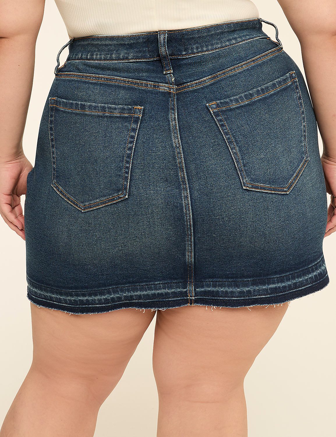 Denim Mini Skirt Product Image 2