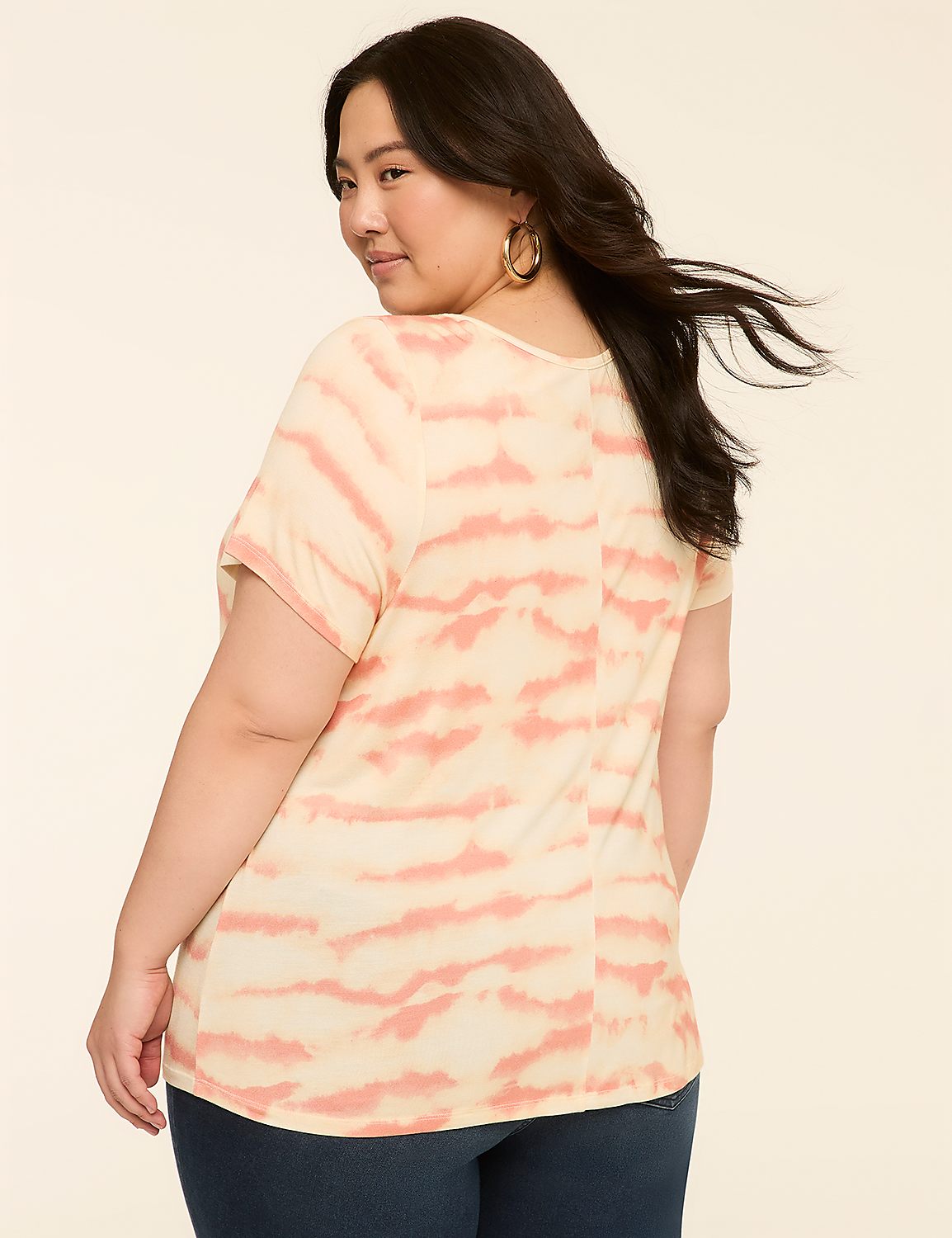 DreamFeel Short-Sleeve Crew-Neck Top Product Image 2