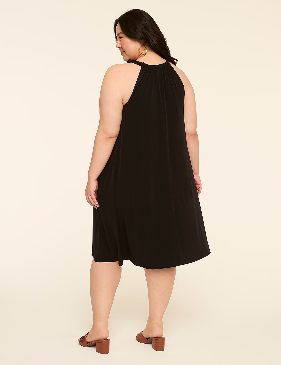 Knotted Halter-Neck Short Dress Product Image 2