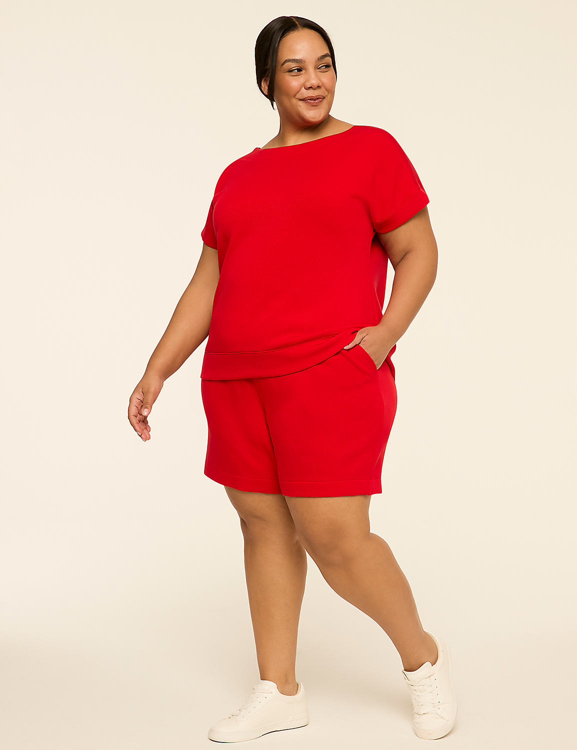 LIVI Ribbed Journey Short Product Image 3