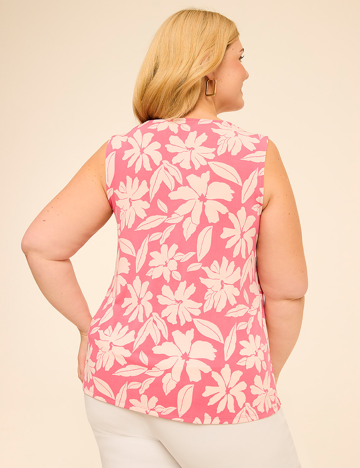 Swing Sleeveless Pleat-Front Top Product Image 2