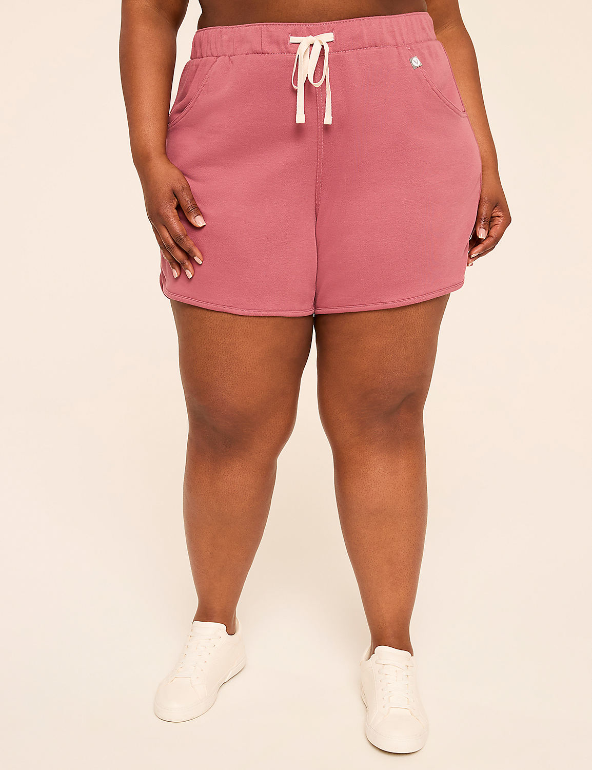 LIVI French Terry Dolphin-Hem Short Product Image 1