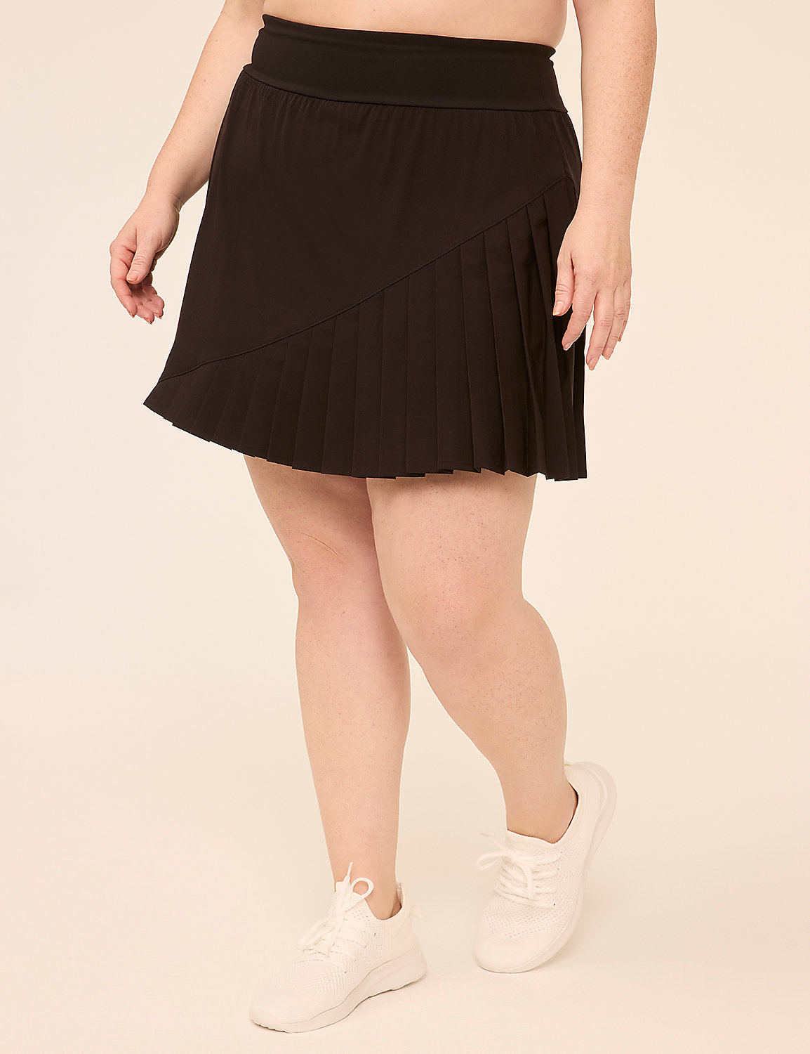 LIVI Stretch Woven Pleated Skort Product Image 1