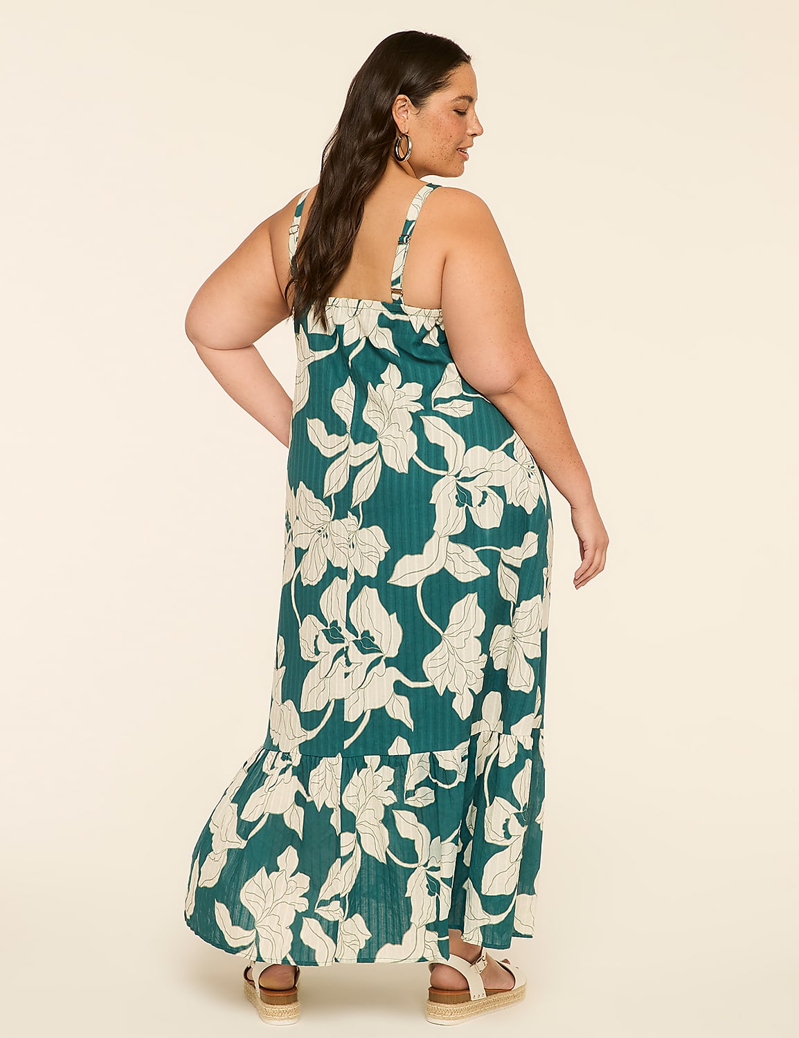 Square-Neck Maxi Dress Product Image 2