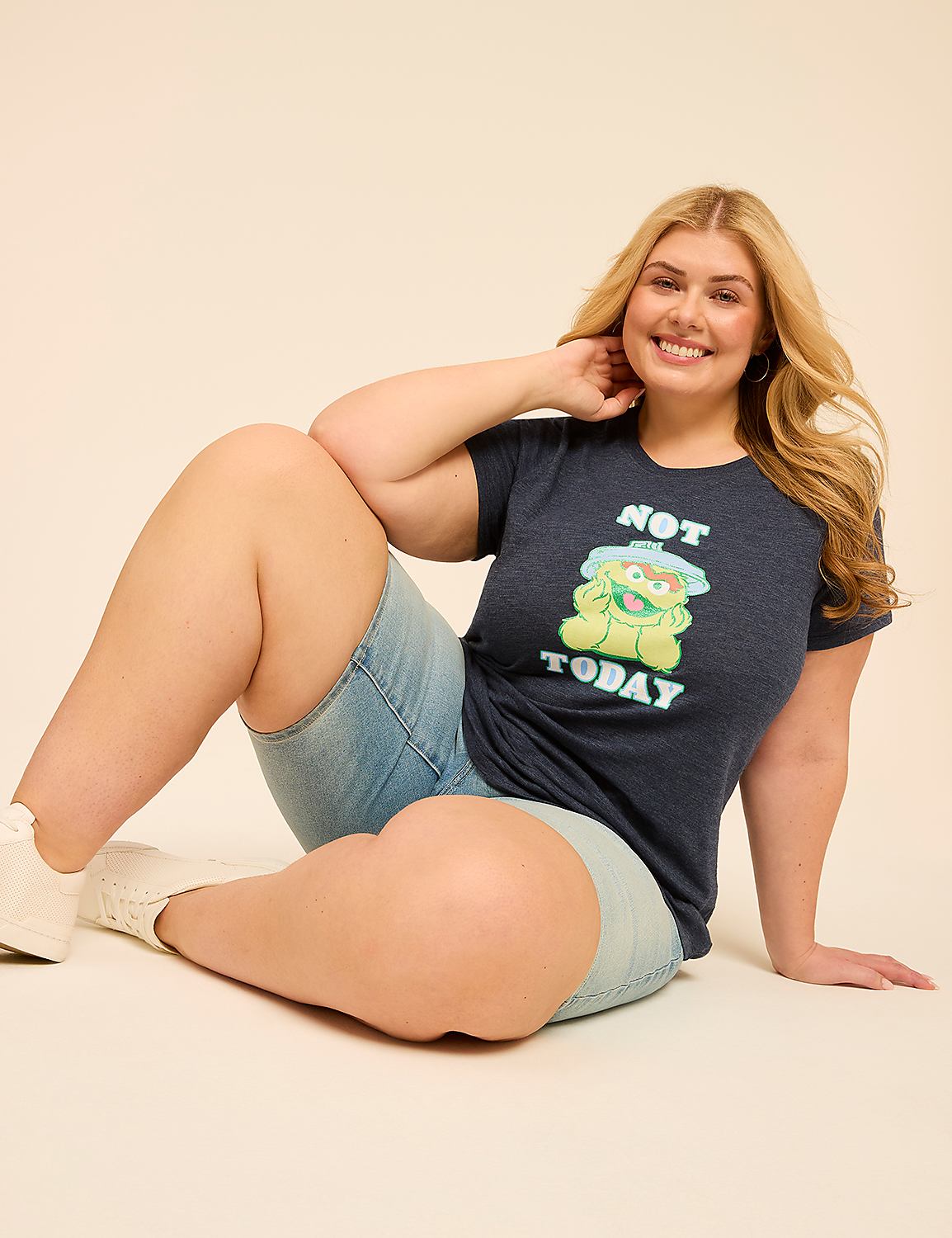 Oscar The Grouch Not Today Graphic Tee Product Image 3