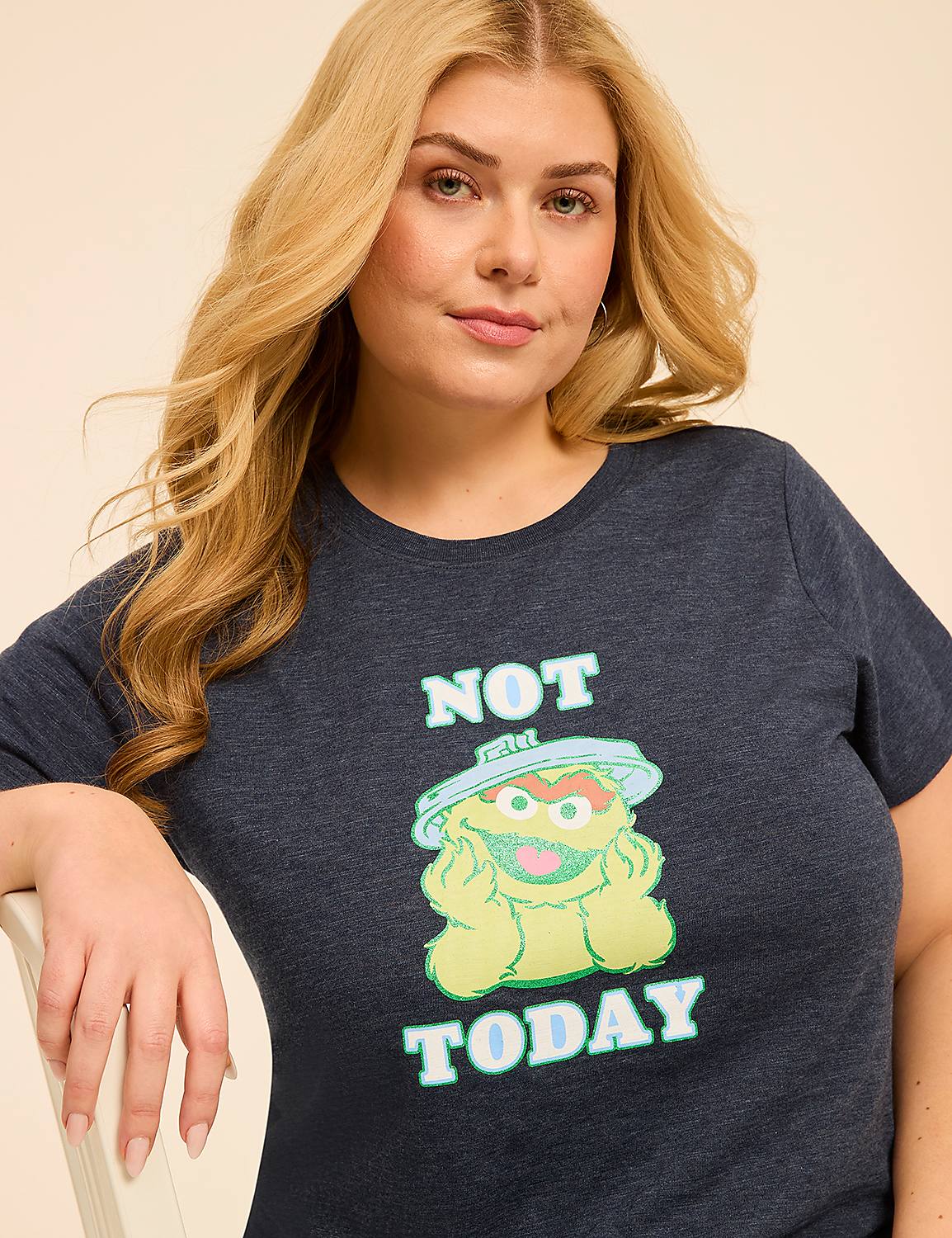 Oscar The Grouch Not Today Graphic Tee Product Image 4