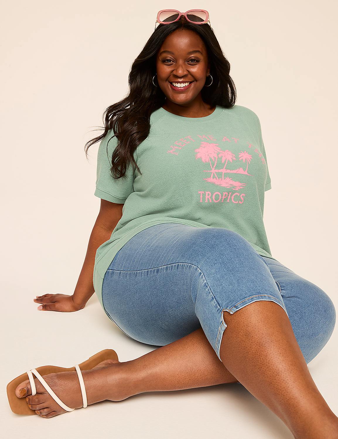 Meet Me At The Tropics Graphic Sweatshirt Product Image 3