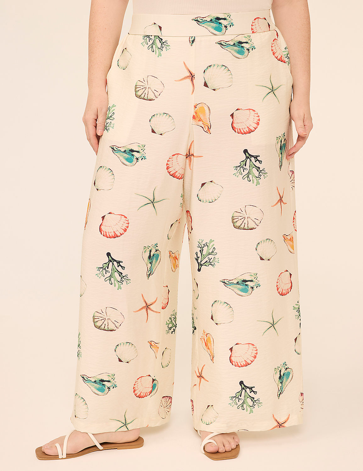 Pull-On High-Rise Flowy Wide Leg Pant Product Image 1