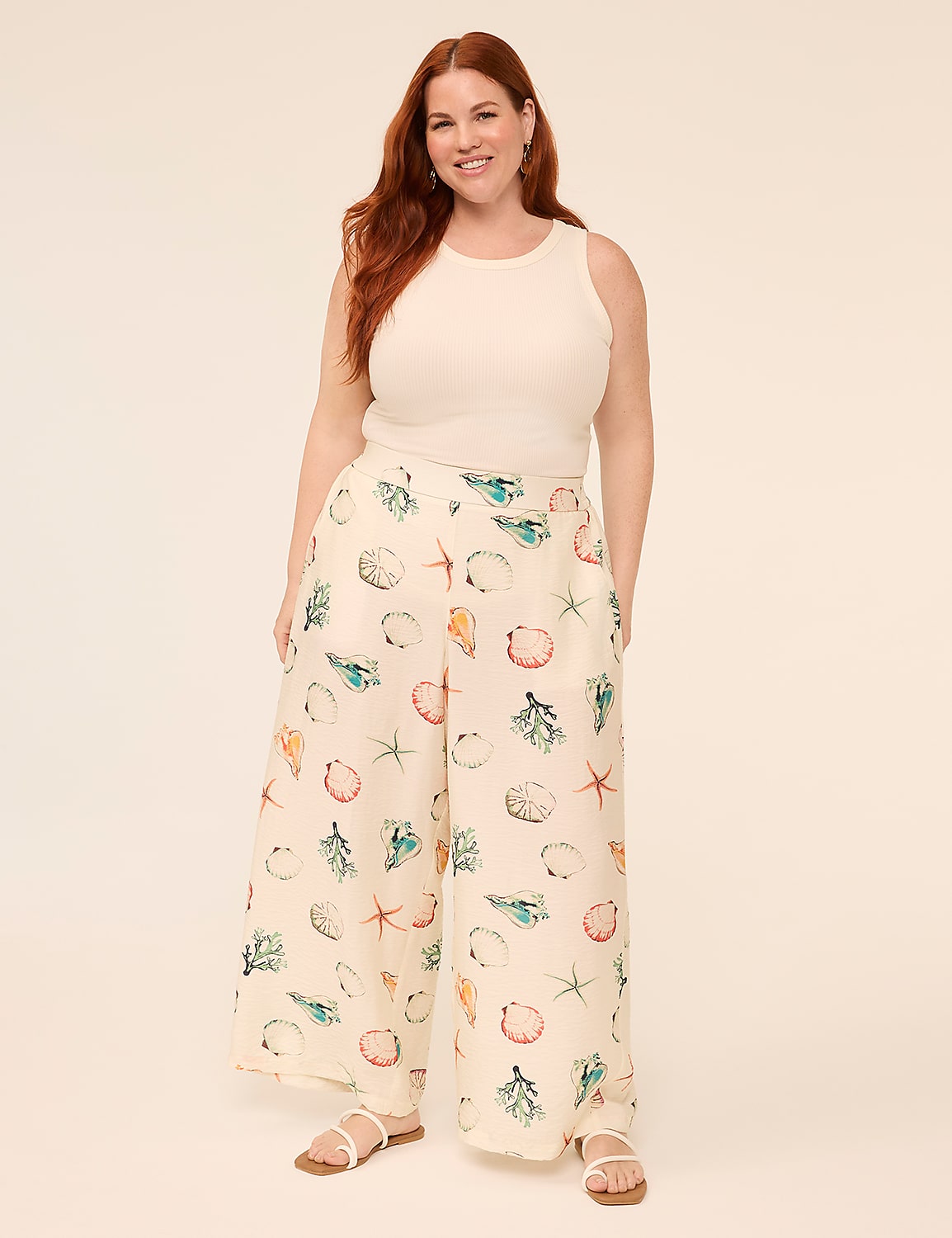 Pull-On High-Rise Flowy Wide Leg Pant Product Image 4