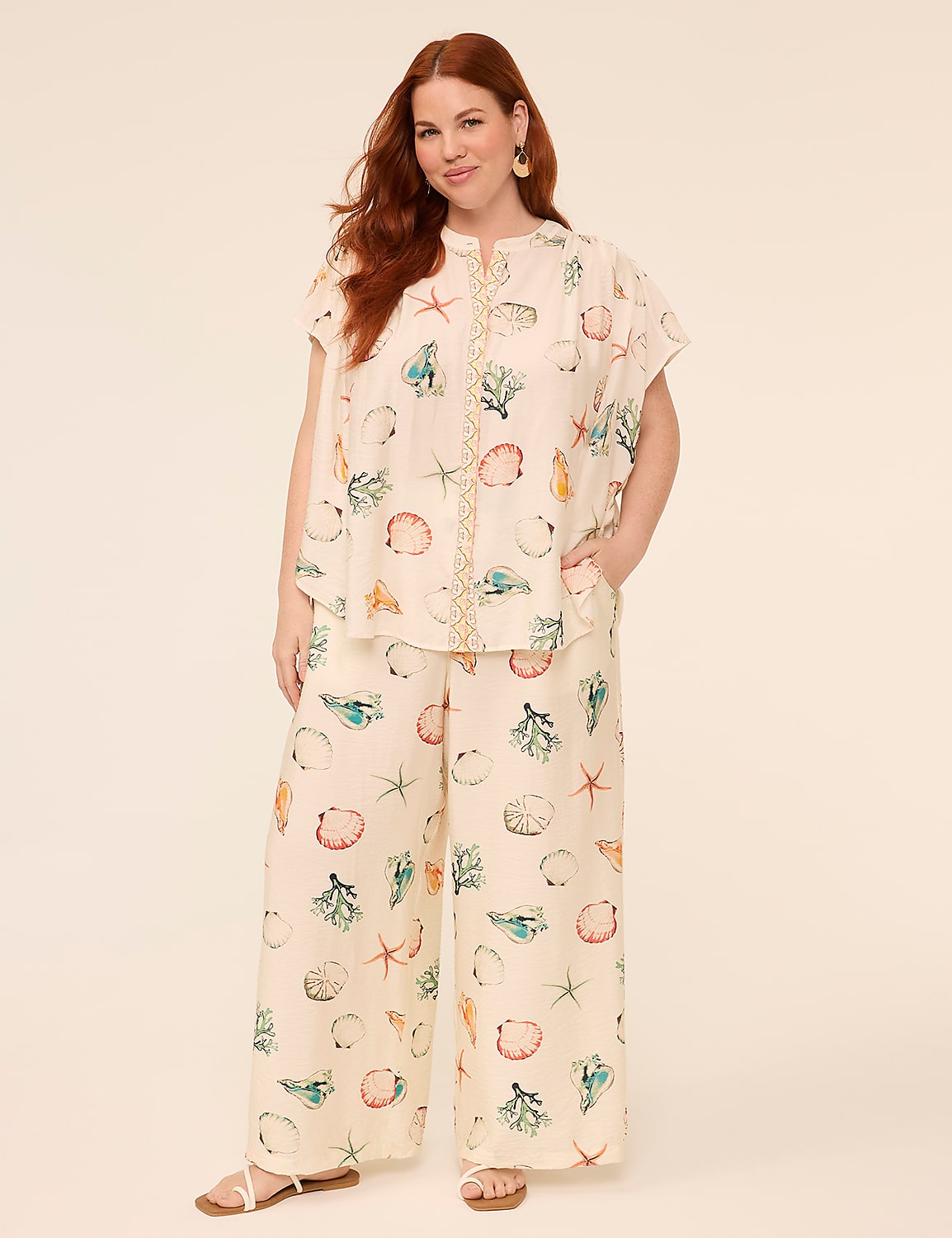 Pull-On High-Rise Flowy Wide Leg Pant Product Image 3