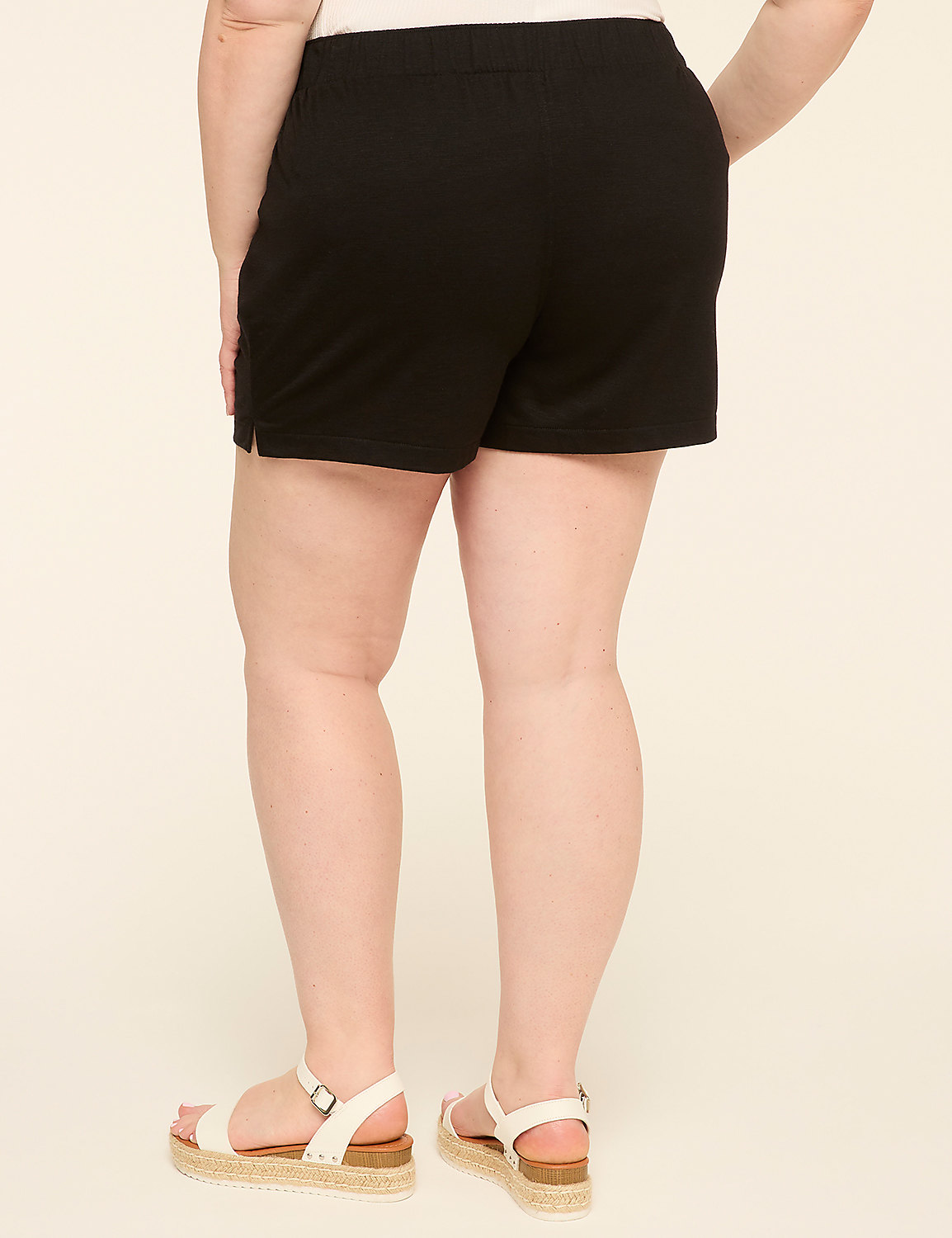 Knit Slub Relaxed Pull-On 5.5&rdquo; Short Product Image 5