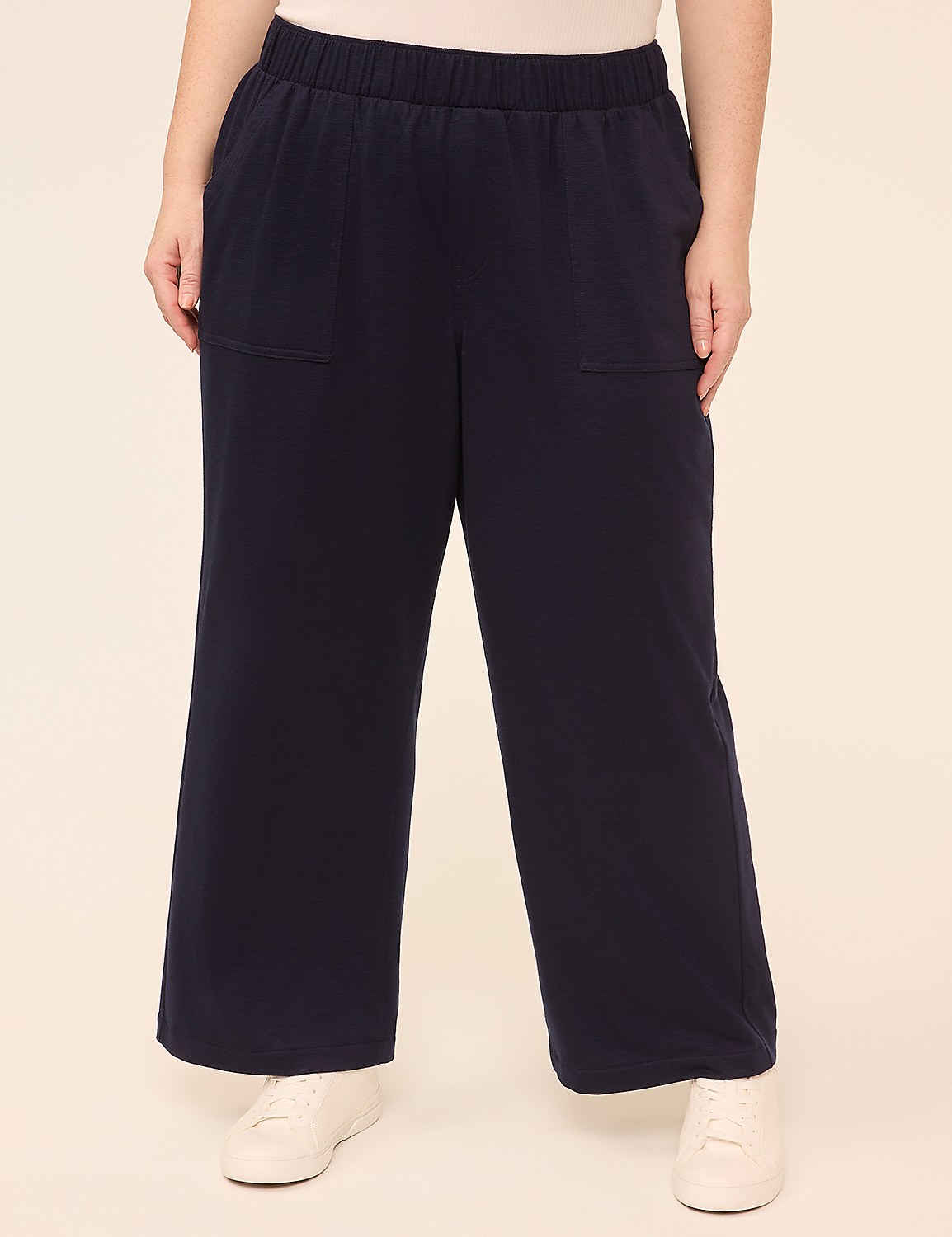 Slub Pull-On Pant Product Image 1
