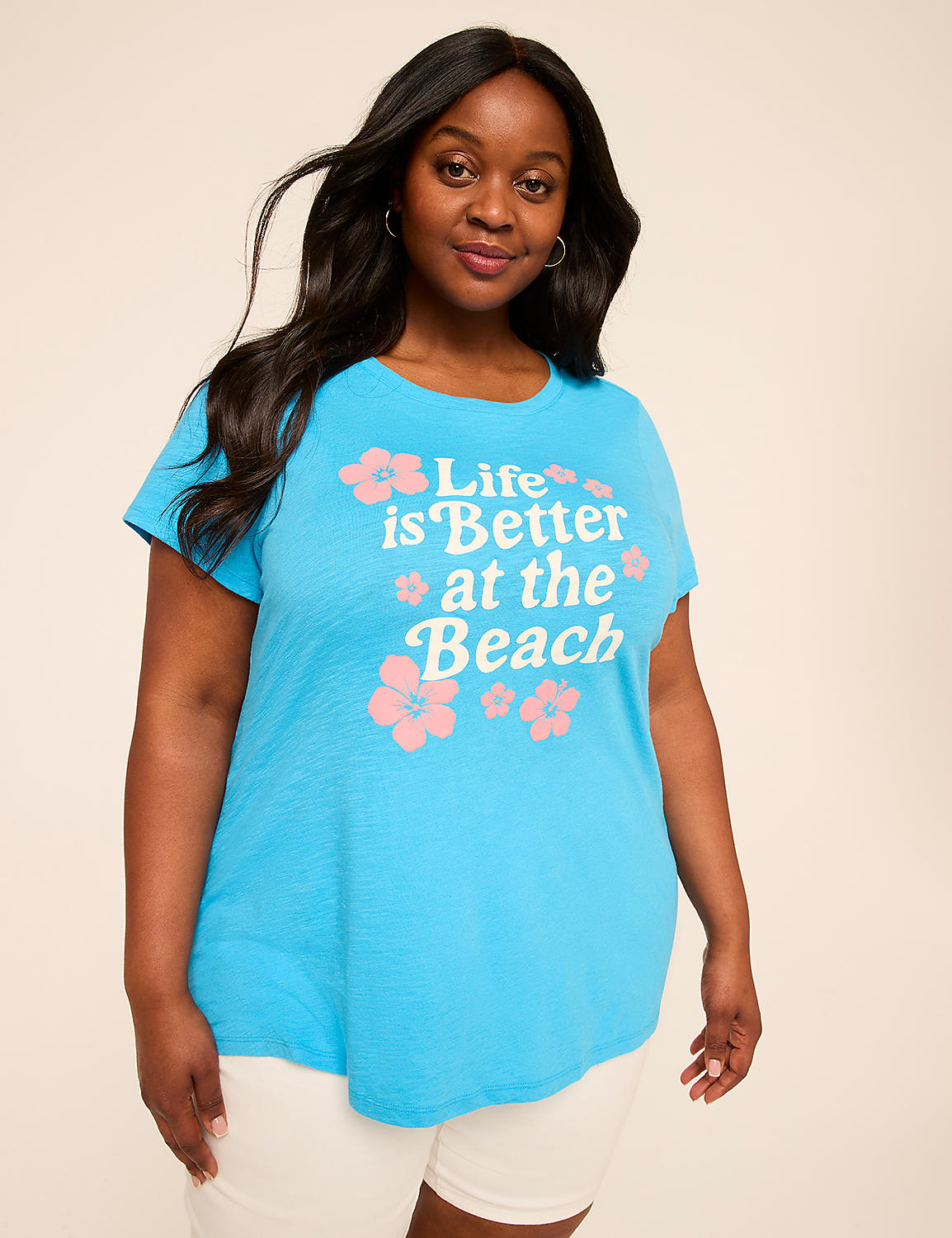 Life Is Better At The Beach Graphic Tee Product Image 1
