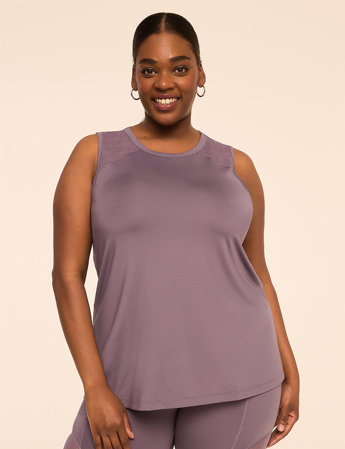 LIVI Go-Getter Wicking Mesh-Detail Tank Product Image 1
