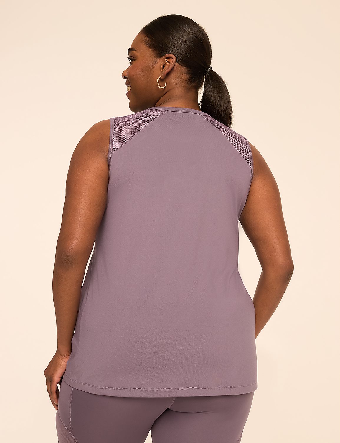 LIVI Go-Getter Wicking Mesh-Detail Tank Product Image 2