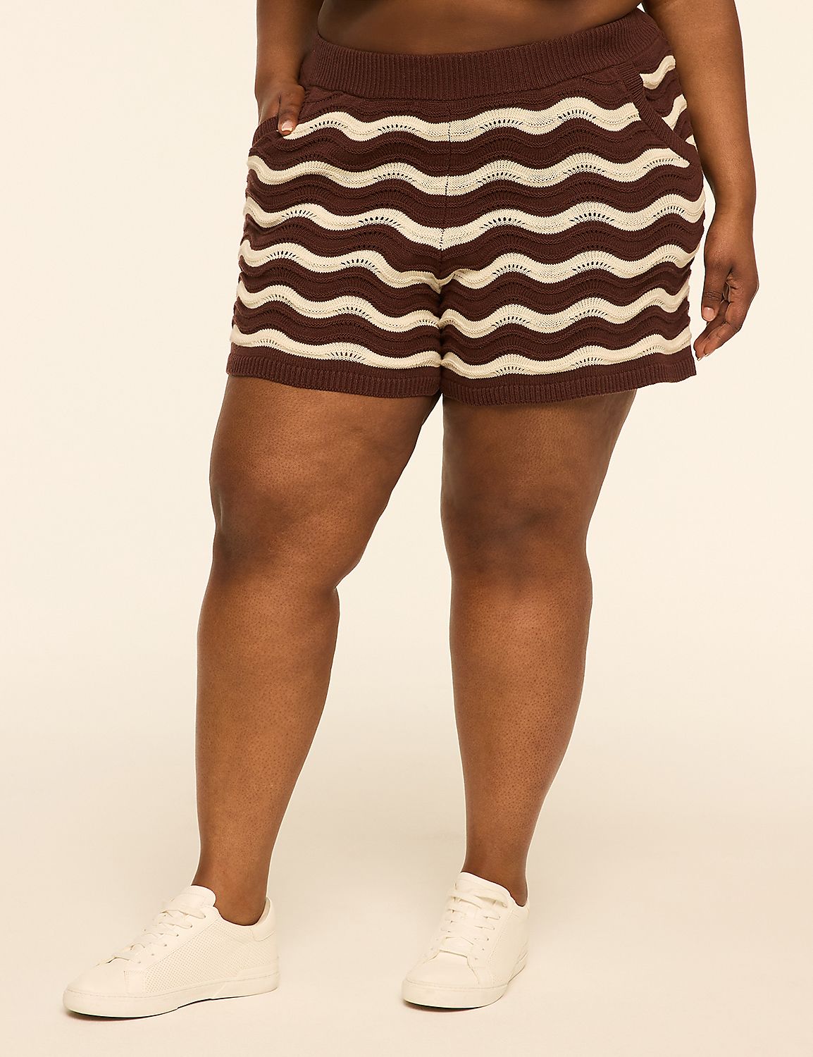 LIVI Textured Sweater Short Product Image 1
