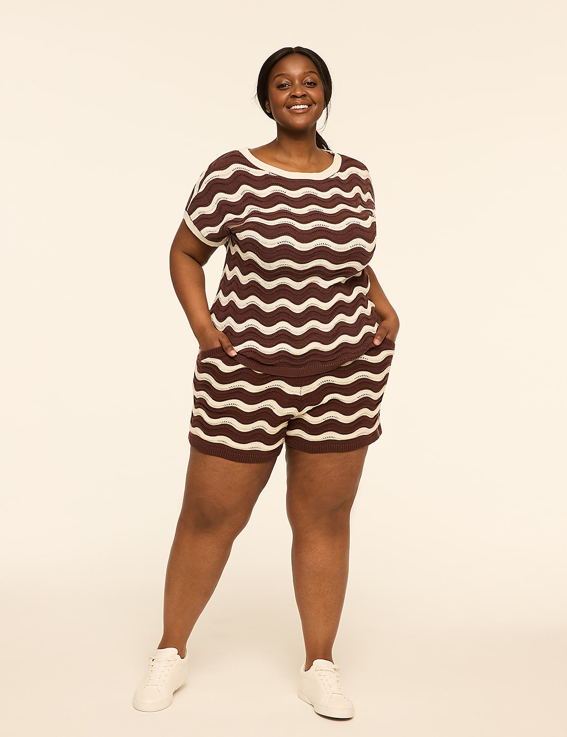 LIVI Textured Dolman-Sleeve Sweater Product Image 3