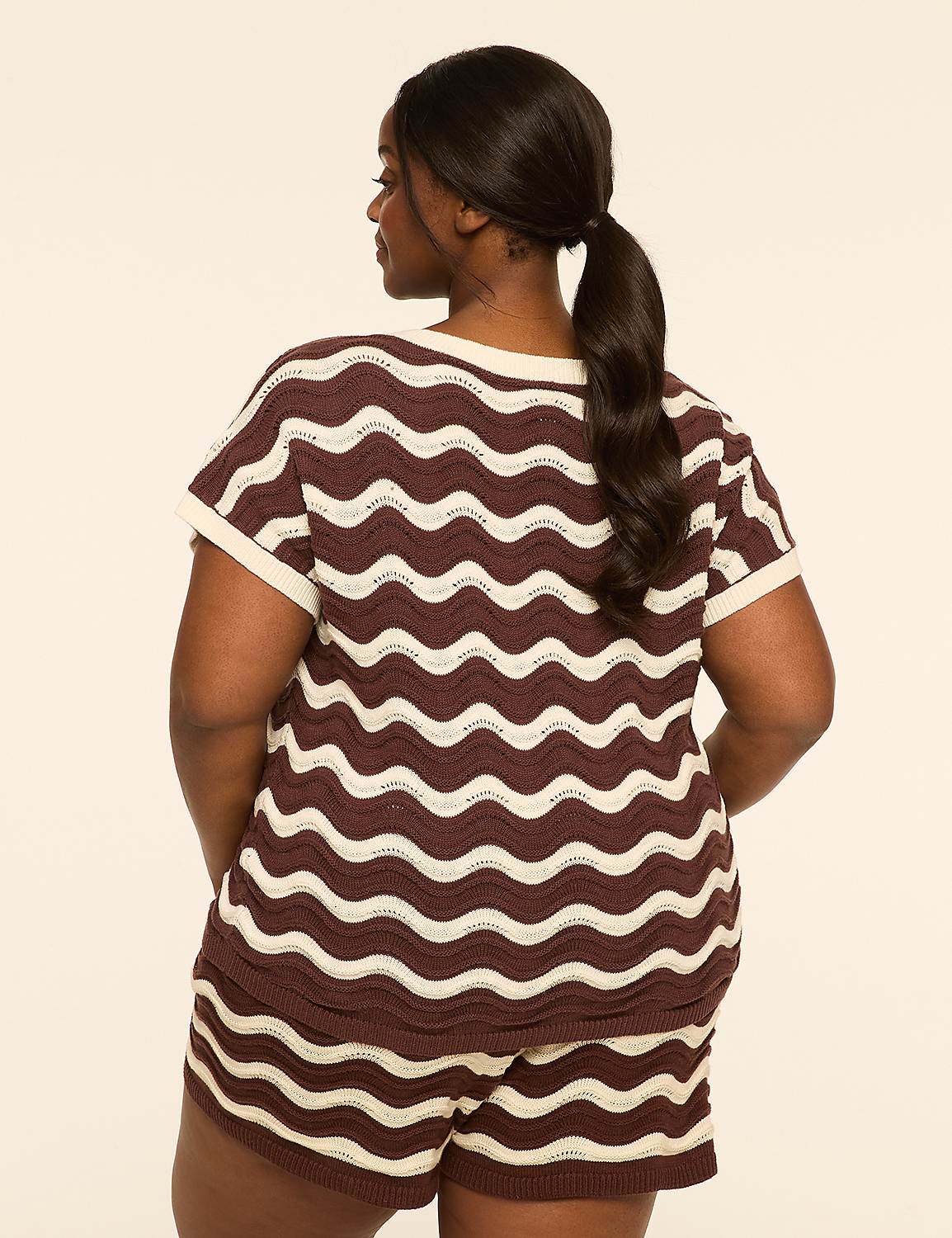 LIVI Textured Dolman-Sleeve Sweater Product Image 2