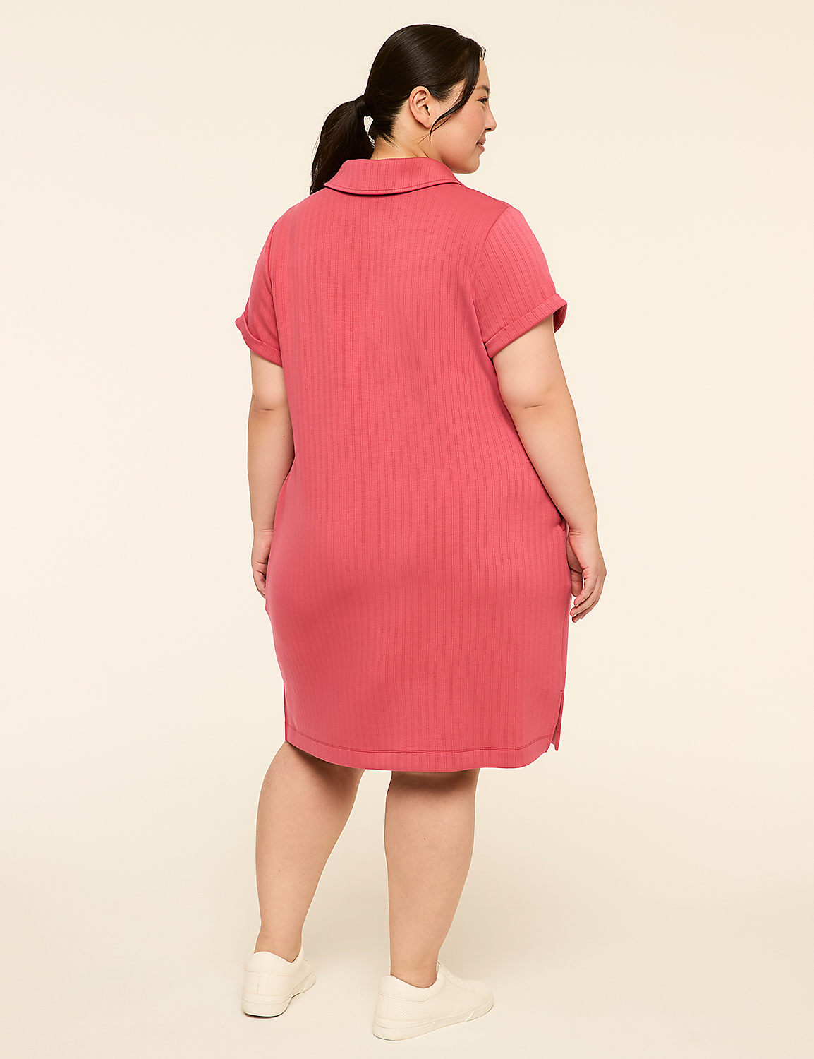 LIVI Wide Rib Journey Half-Zip Dress Product Image 6