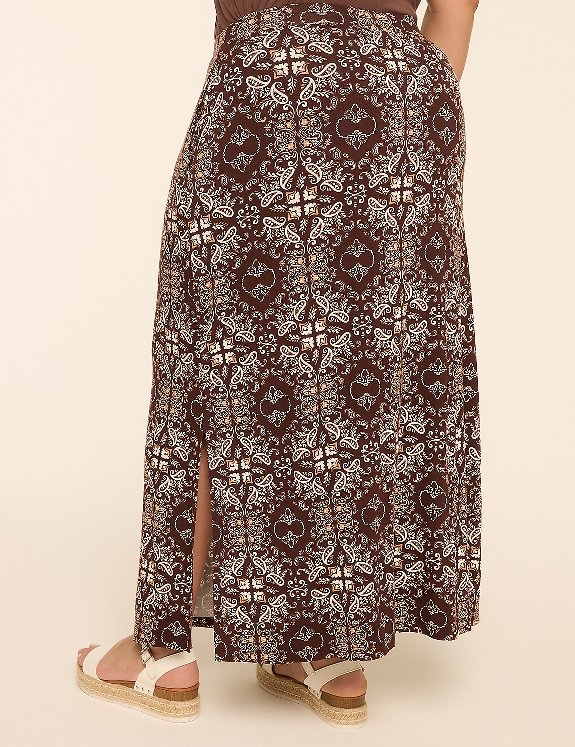 Pull-On Knit Maxi Skirt Product Image 2