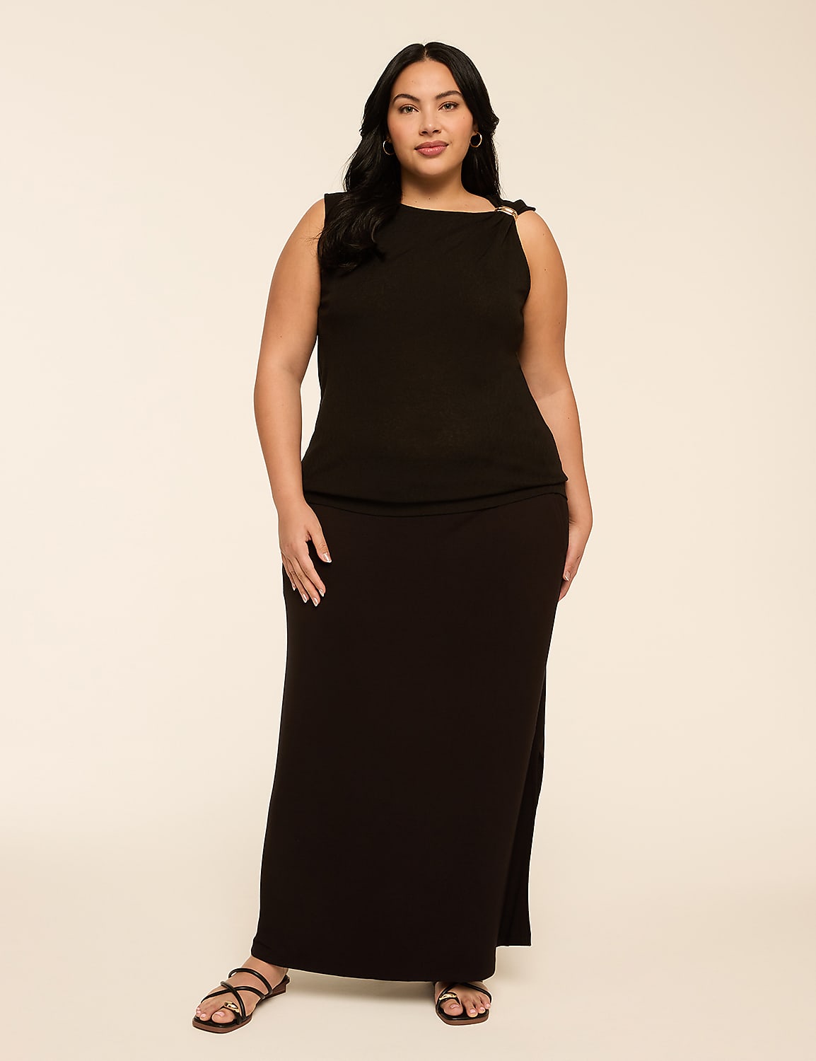 Knit Pull-On Maxi Skirt Product Image 3