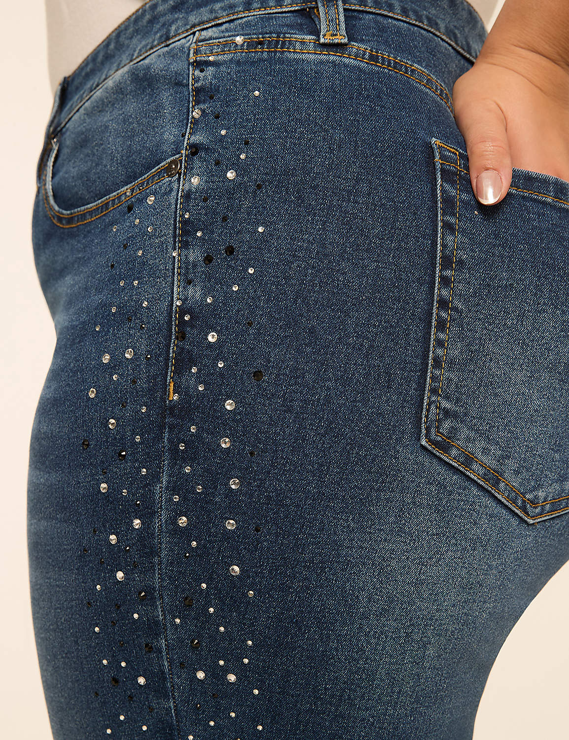 Genius Embellished Bootcut Jean Product Image 4