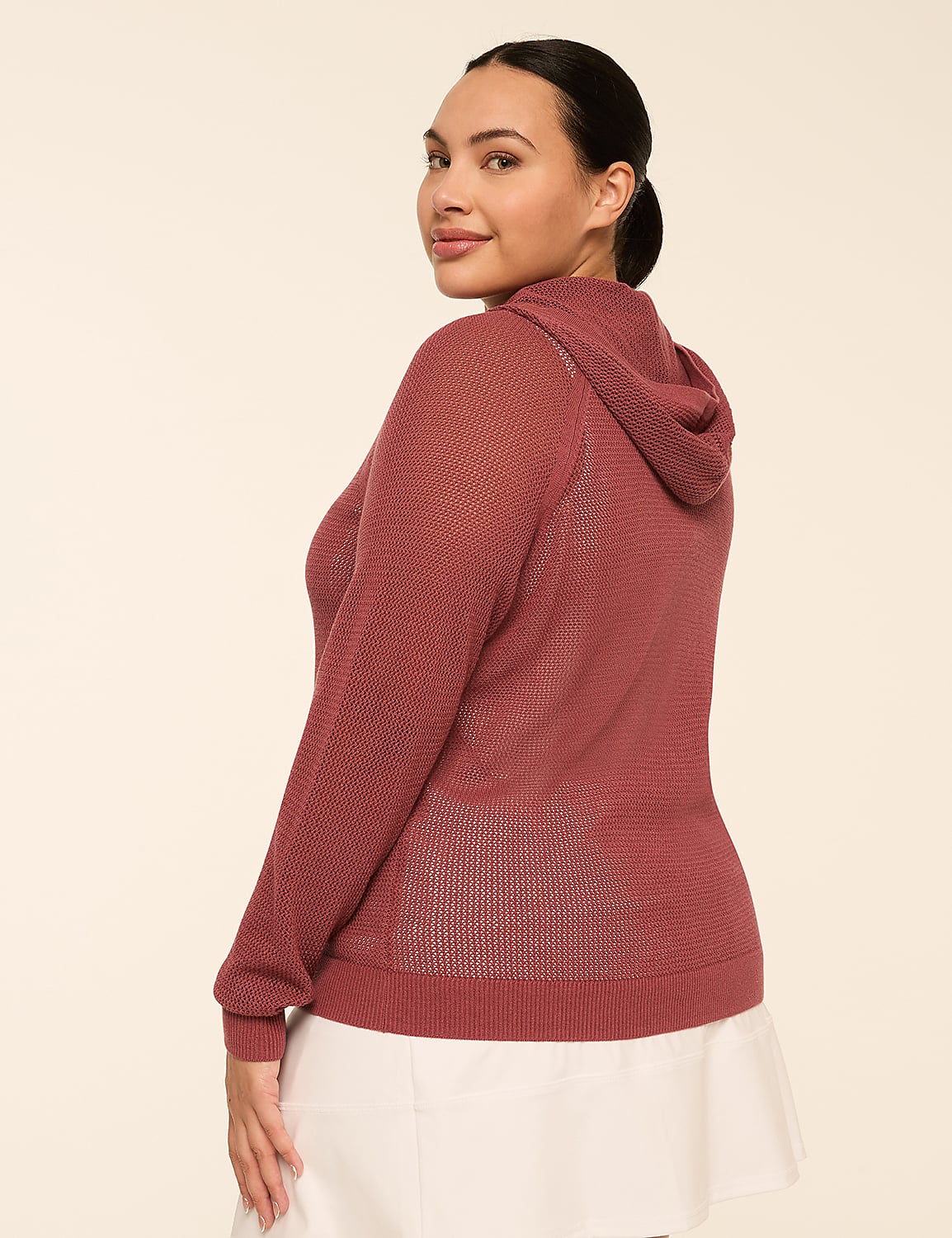 LIVI Zip-Front Sweater Hoodie Product Image 2