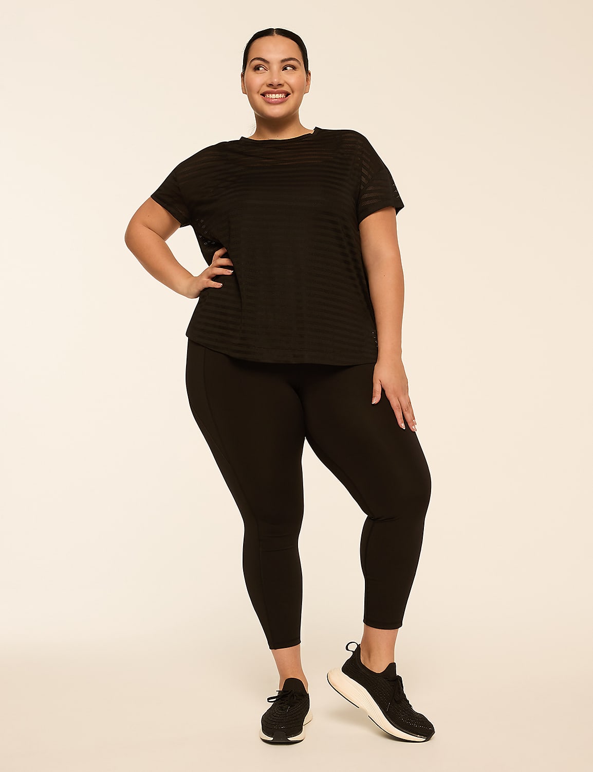 LIVI Double-Layer Mesh Top Product Image 3