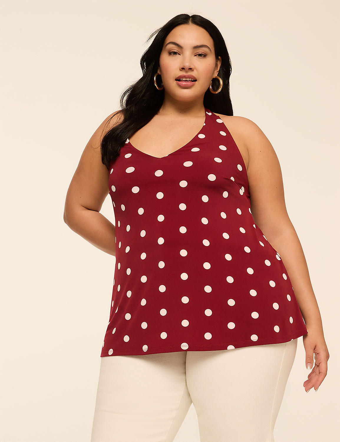 Tie-Neck Halter Top Product Image 1
