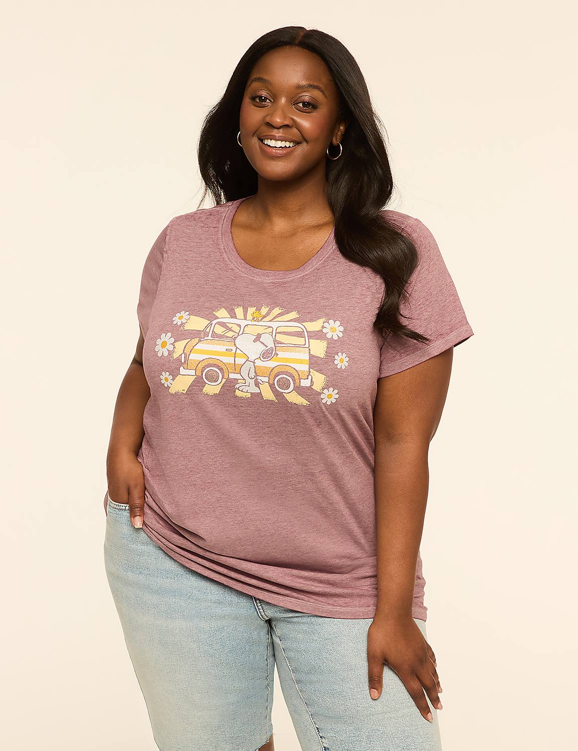 Groovy Snoopy Graphic Tee Product Image 1