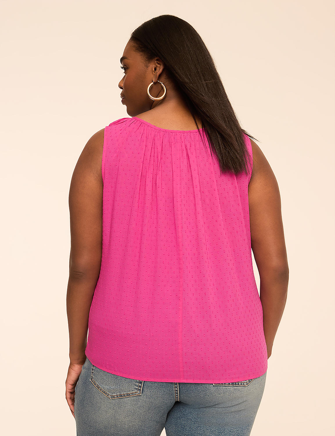 Sleeveless Tie-Neck Blouse Product Image 7