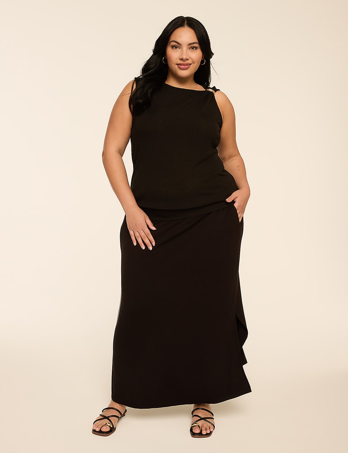 Sleeveless Asymmetrical Top Product Image 3