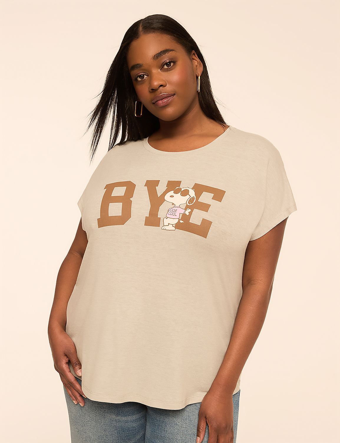 Bye Snoopy Graphic Tee Product Image 1