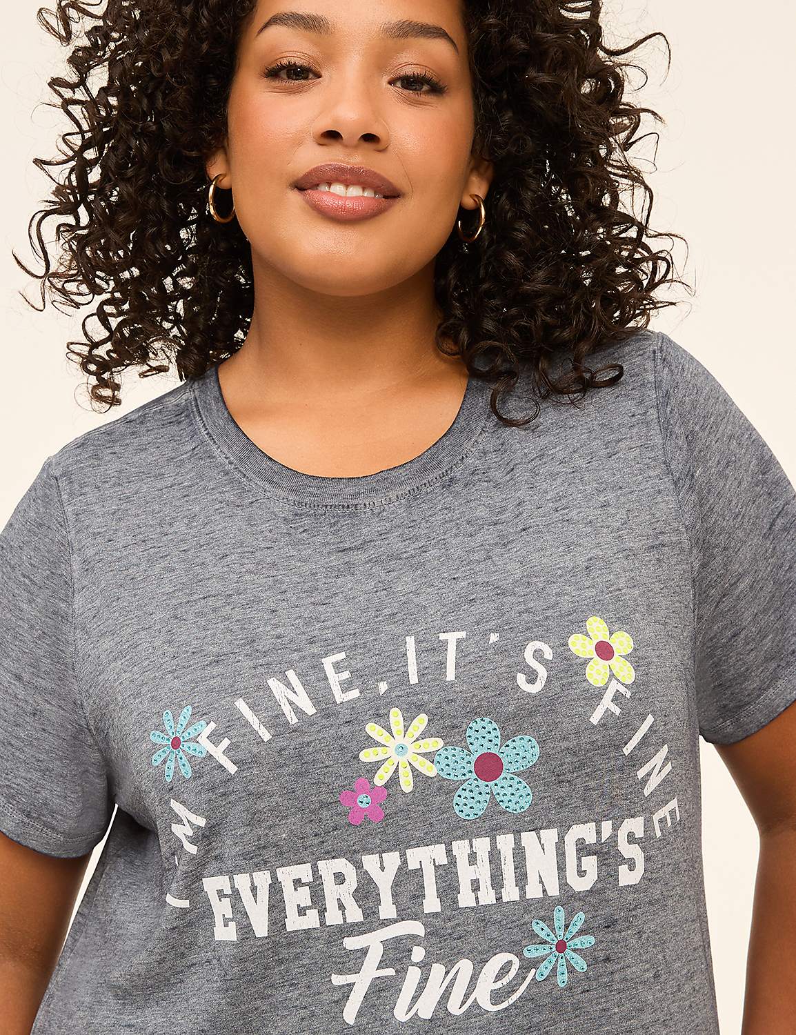 I'm Fine, It's Fine, Everything's Fine Graphic Tee Product Image 4