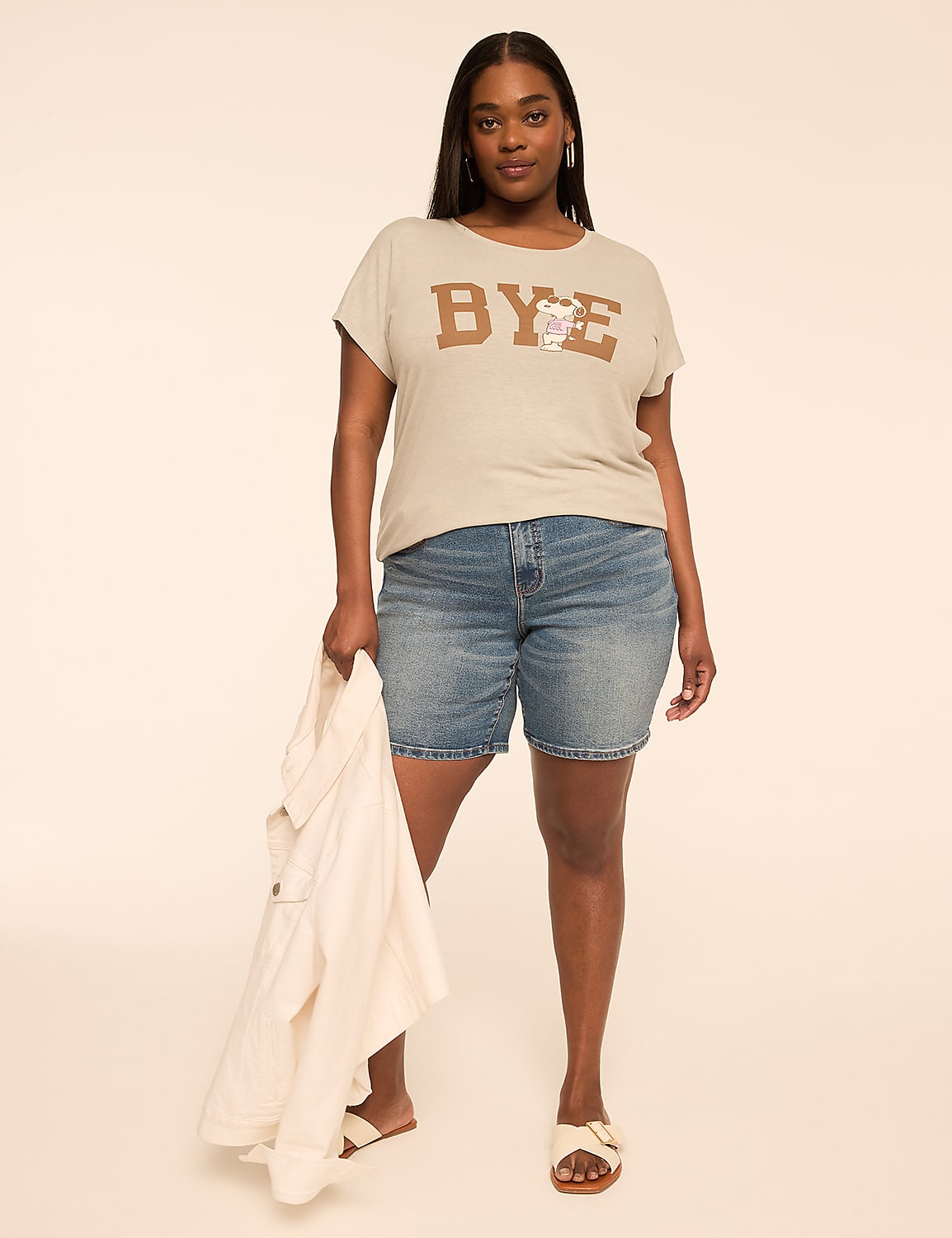 Bye Snoopy Graphic Tee Product Image 3