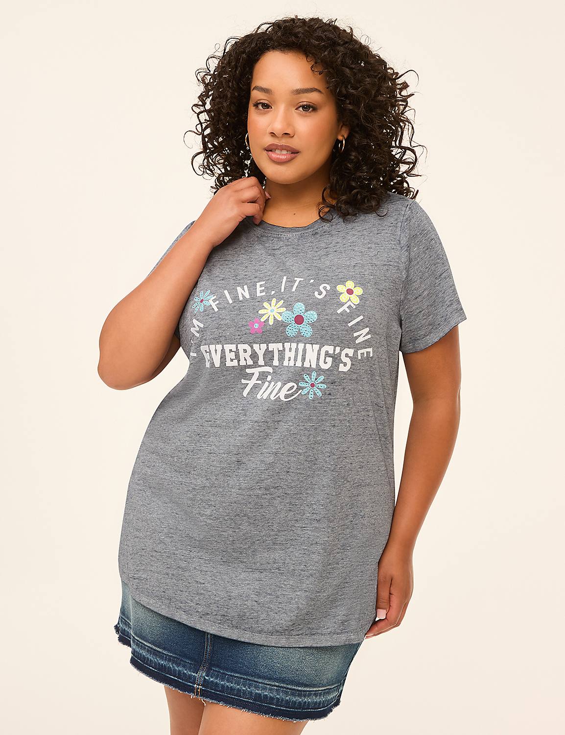 I'm Fine, It's Fine, Everything's Fine Graphic Tee Product Image 1