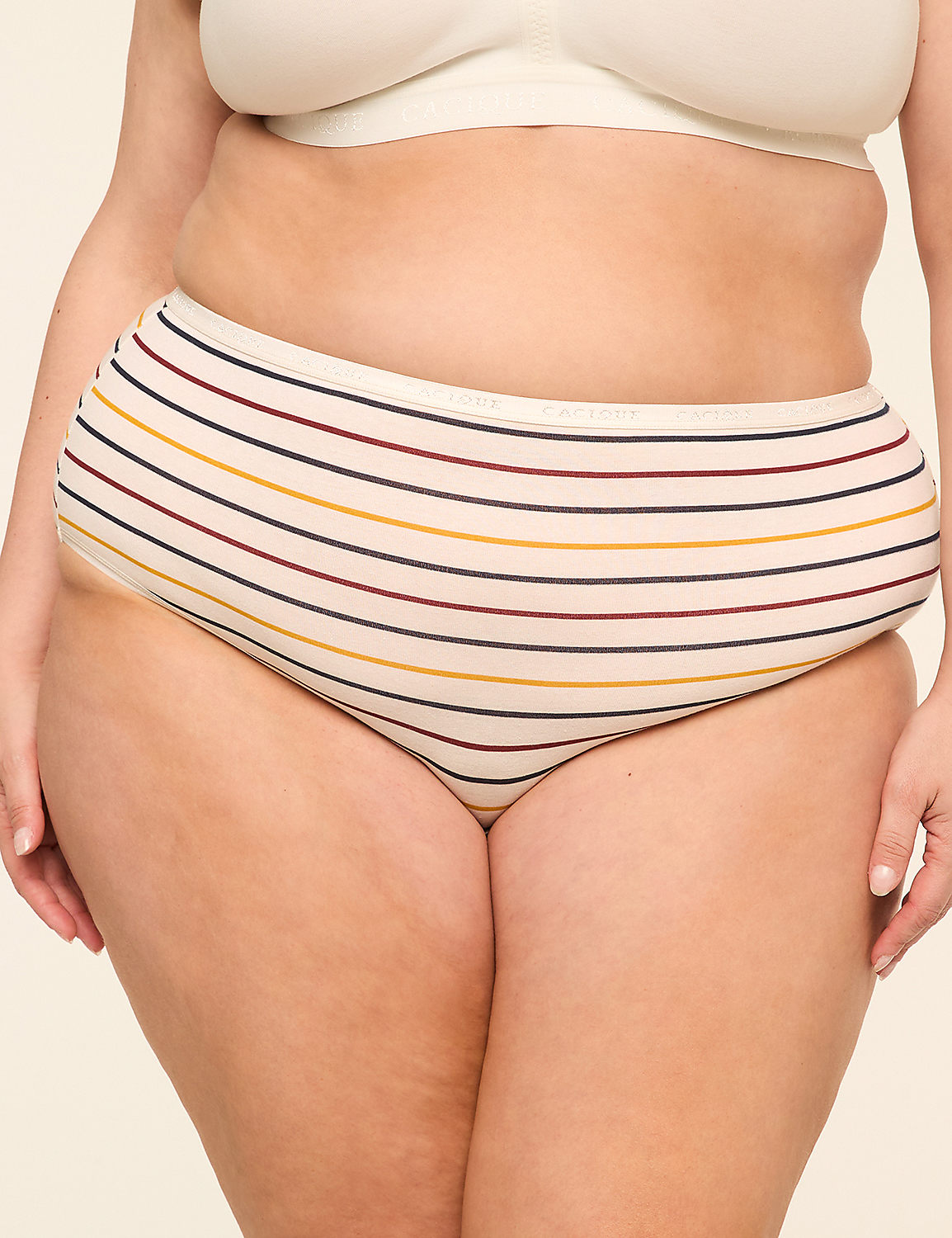 Cotton High-Leg Brief Panty | LaneBryant