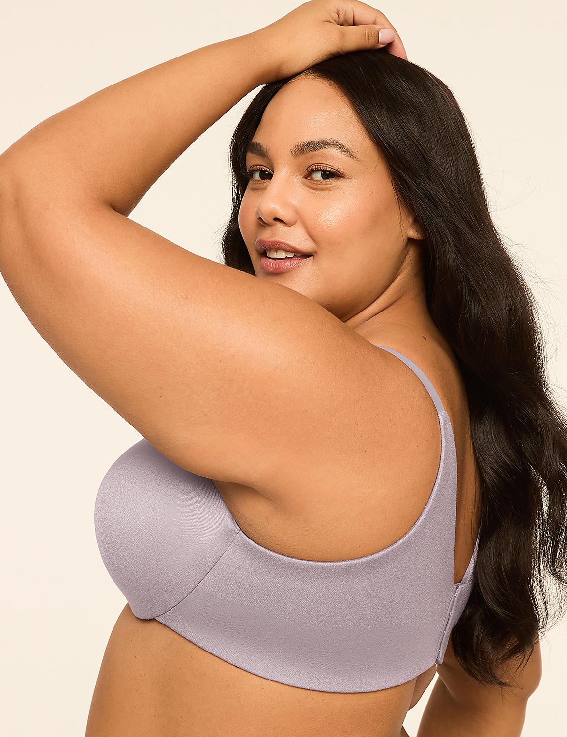 A woman with dark hair and a light purple bra is posed against a plain, light-colored background. Product Image 3