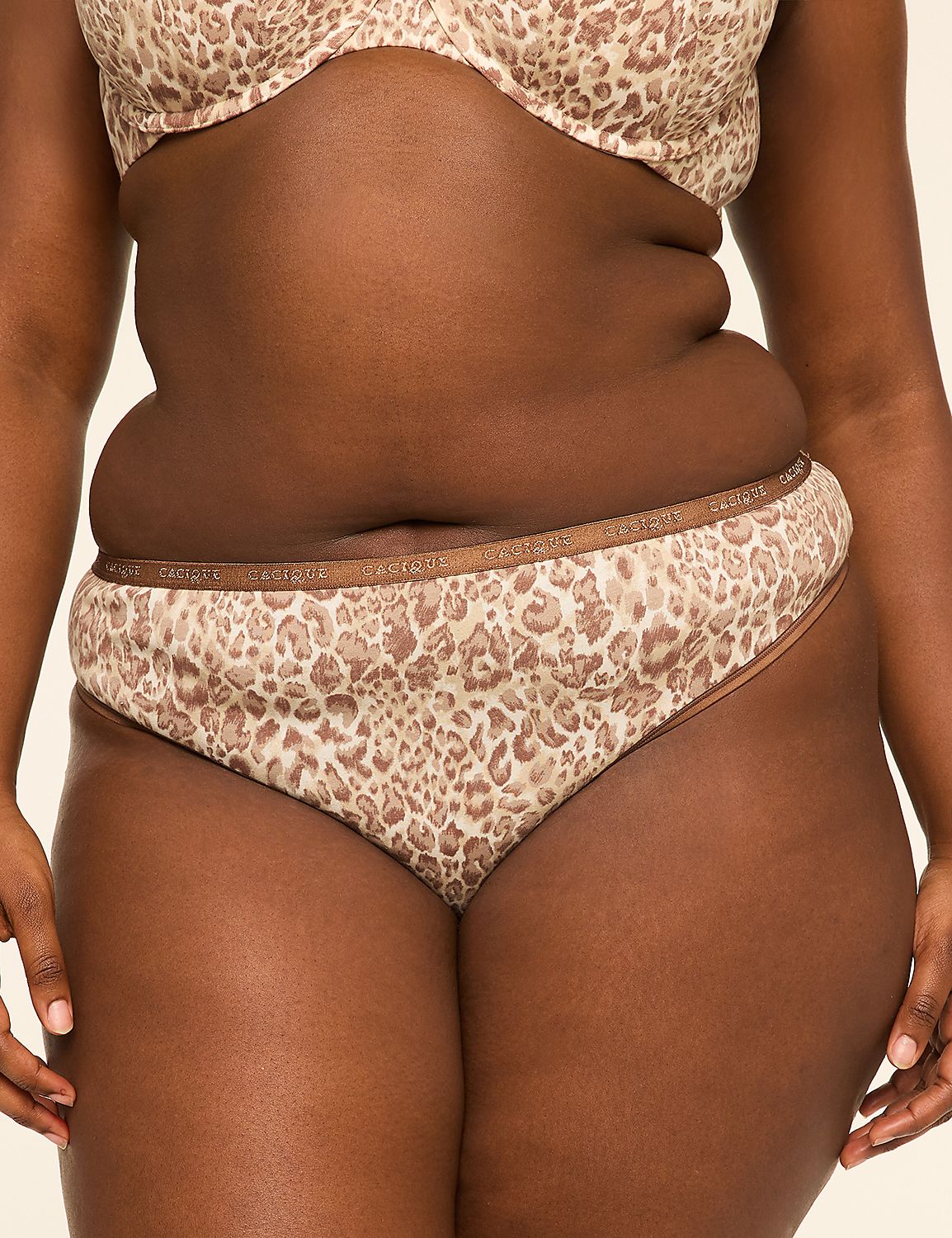A person in leopard-print underwear stands against a plain background. Product Image 1