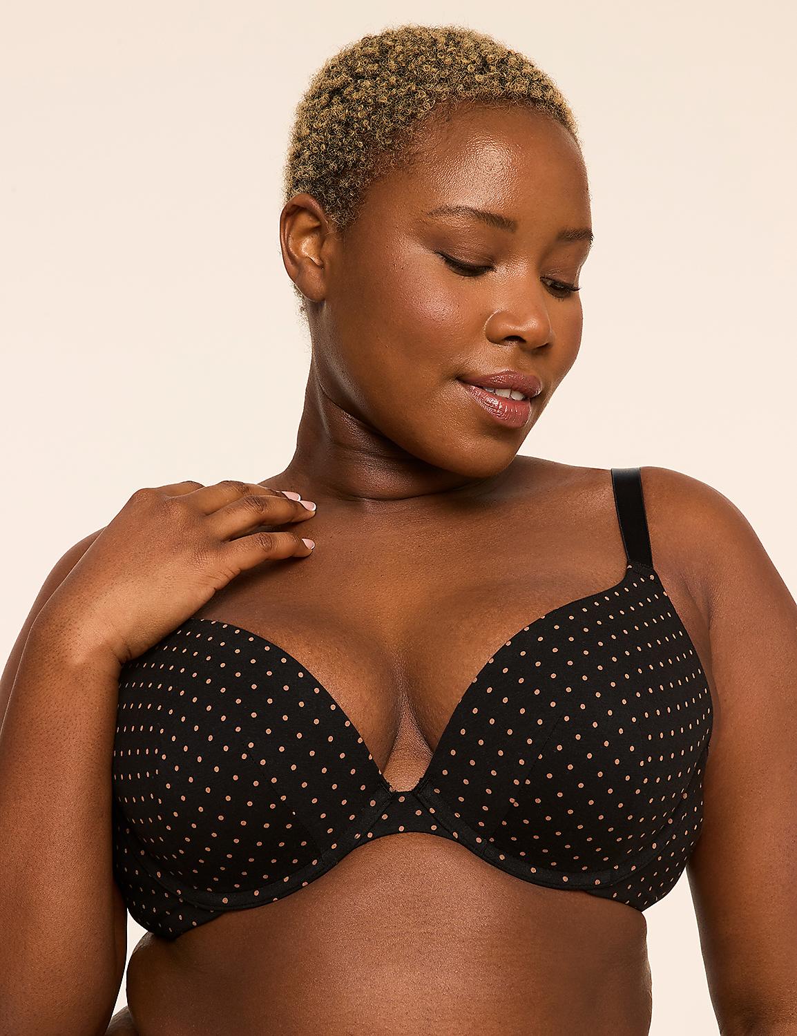 Cotton Boost Plunge Bra | LaneBryant