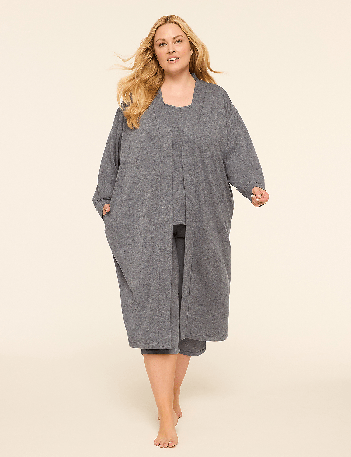 French Terry Sleep Duster Product Image 1