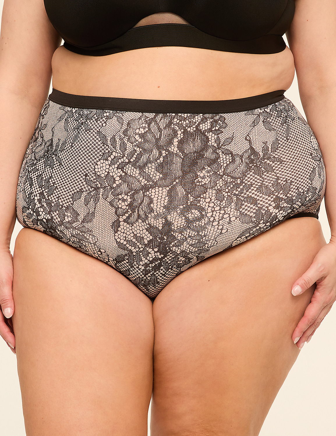 No-Show High-Waist Brief Panty Product Image 1