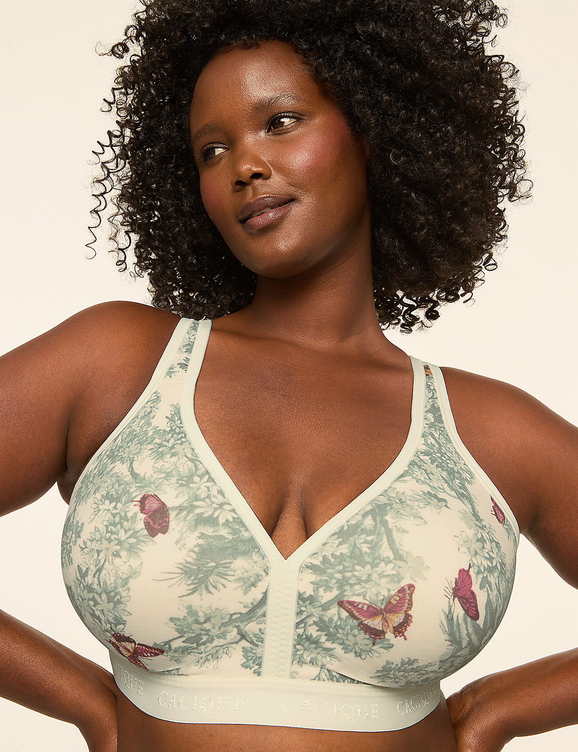 Cotton Lightly Lined Full Coverage Bra Product Image 1