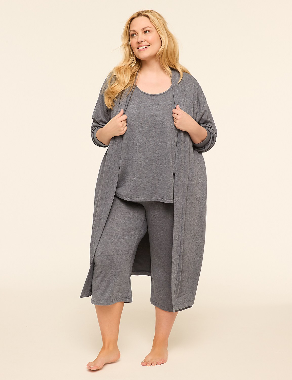 French Terry Dolman-Sleeve Sleep Top Product Image 4