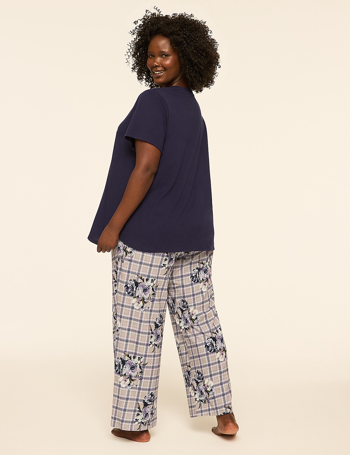 Comfy Cotton Tee & Pant PJ Set Product Image 2