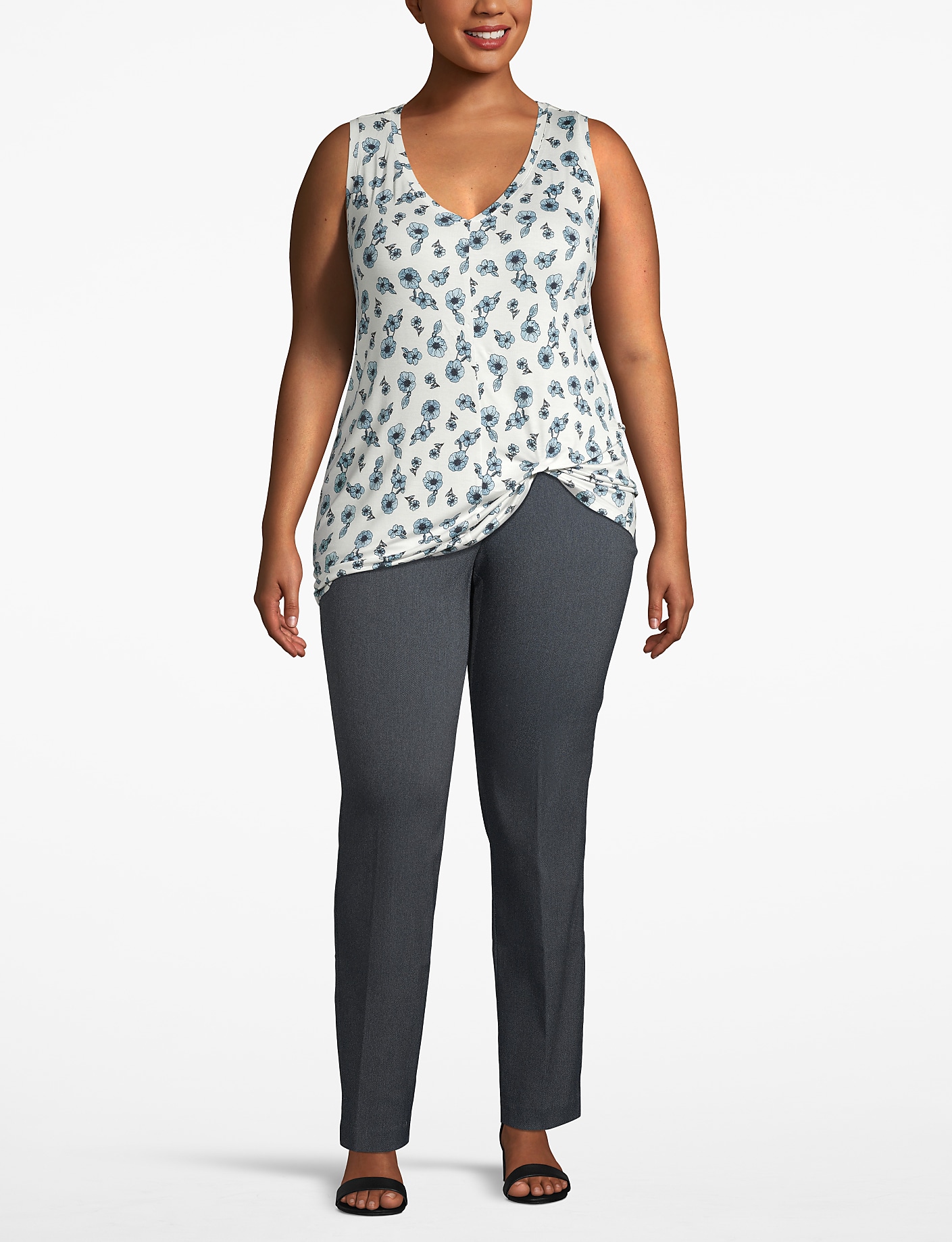 Lane Essentials Madison Straight Pant - Textured Product Image 3